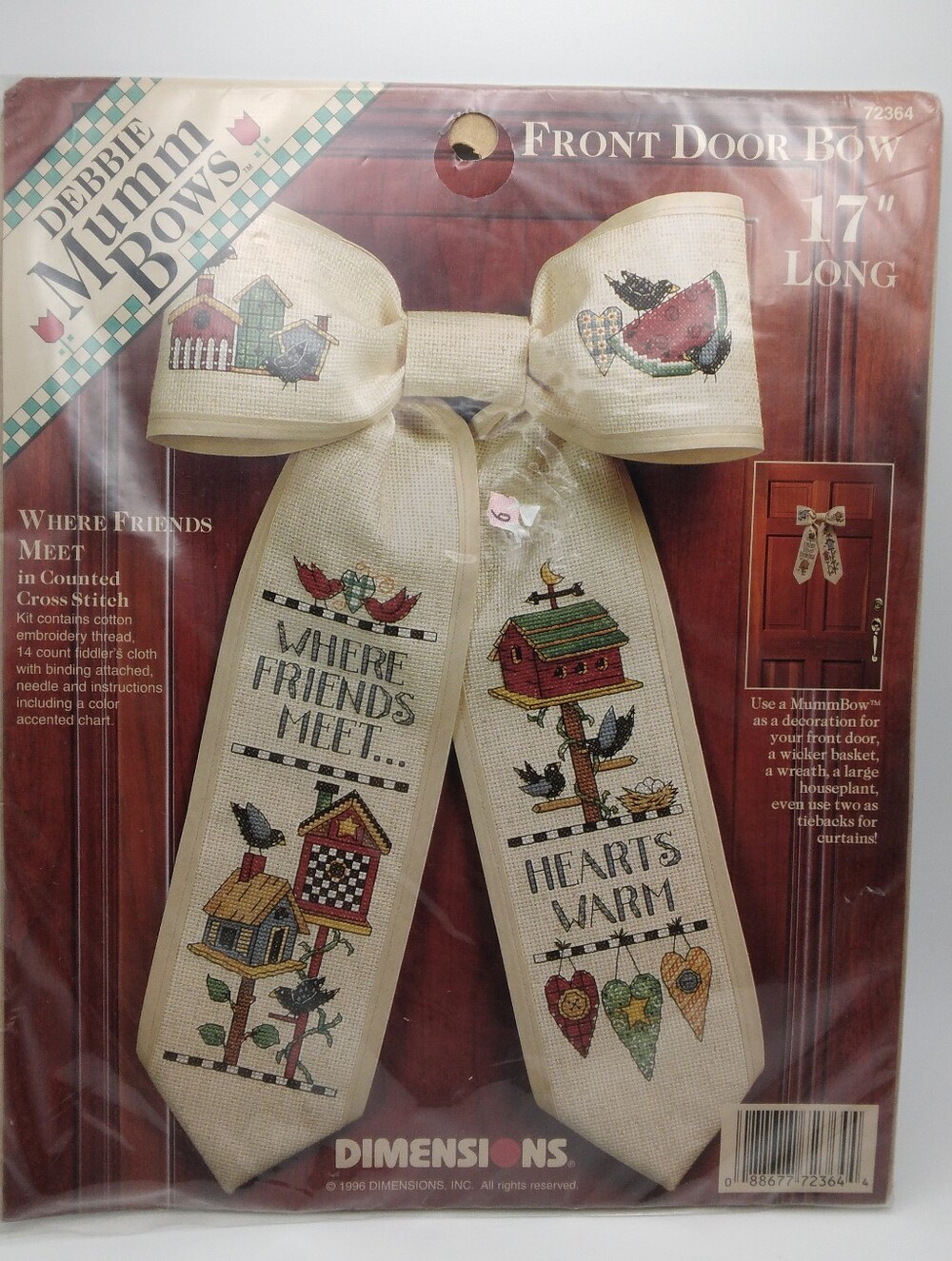 Vintage Dimensions Debbie Mumm Front Door Where Friends Meet 17 Inch Kit